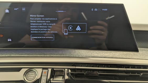 Peugeot 5008 HYBRID 145 CH E-DCS6 ALLURE Bleu Ingaro