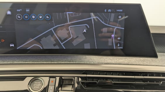 Peugeot 5008 HYBRID 145 CH E-DCS6 ALLURE Bleu Ingaro