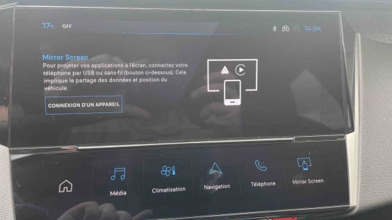 Peugeot 408 Hybrid 136 e-DCS6 Allure Noir Perla Nera Métallisé