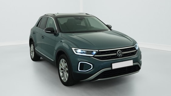 Volkswagen T-roc 1.0 TSI 110 START/STOP BVM6 STYLE Bleu Pétrole / Toit Noir (Z3a1)