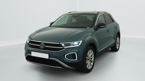 Volkswagen T-roc 1.0 TSI 110 START/STOP BVM6 STYLE Bleu Pétrole / Toit Noir (Z3a1)