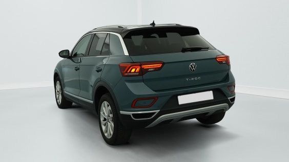 Volkswagen T-roc 1.0 TSI 110 START/STOP BVM6 STYLE Bleu Pétrole / Toit Noir (Z3a1)