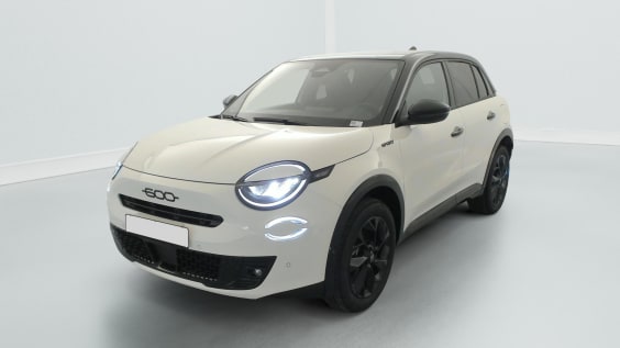Fiat 600 T-Gen 3 1.2 Hybrid 145ch eDCT6 Sport Blanc Gelato / Toit Noir