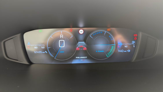 Peugeot 408 Hybrid 145 e-DCS6 Allure Gris Sélénium