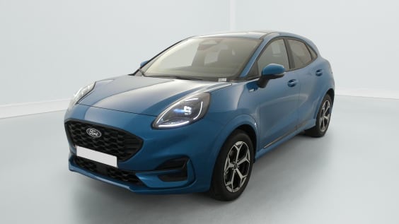Ford PUMA 1.0 EcoBoost 125 ch mHEV S&S Powershift ST-Line Fashion Bleu Aqua