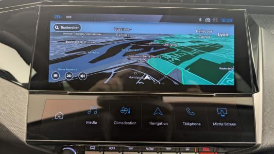 Peugeot 408 Hybrid 145 e-DCS6 Allure Gris Sélénium