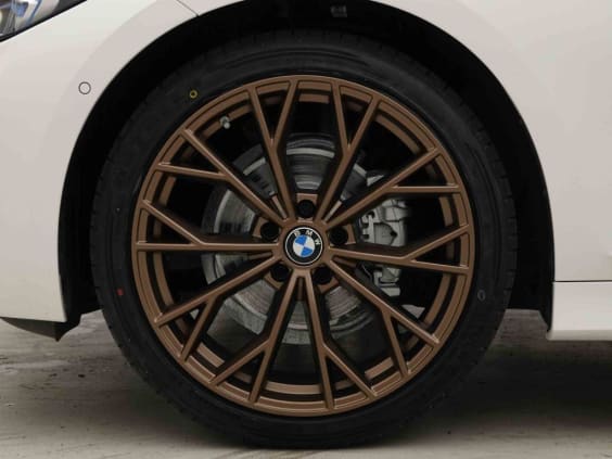 BMW 3 318dA Touring Blanc