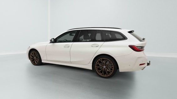 BMW 3 318dA Touring Blanc