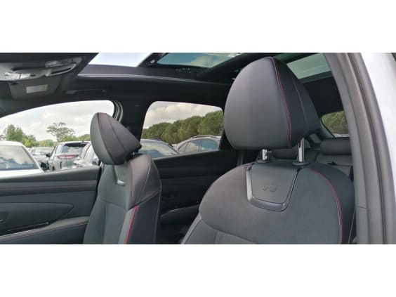 Hyundai Tucson 1.6 T-GDI HYBRID 239 N LINE Blanc Serenity