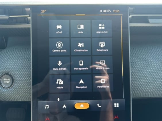 Citroën C5 Aircross 1.2 HYBRIDE 145 PLUS Gris Platinium T/Noi