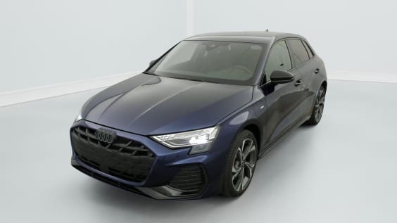 Audi A3 SPORTBACK 45 TFSI e Hybride rechargeable 272 S tronic 6 S line Bleu Navarre