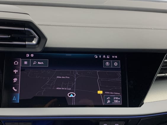 Audi A3 SPORTBACK 45 TFSI e Hybride rechargeable 272 S tronic 6 S line Bleu Navarre