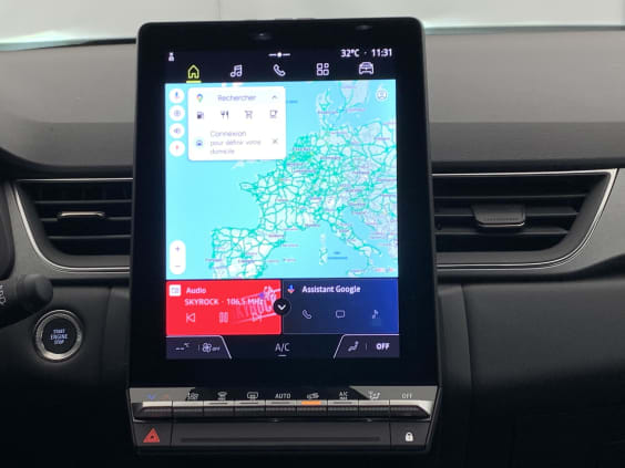 Renault CAPTUR E-Tech full hybrid 160 ch Techno Blanc Nacré / Toit Noir Étoilé