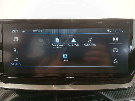 Peugeot 2008 Style Hybrid 145 ch e-DCS6 Noir