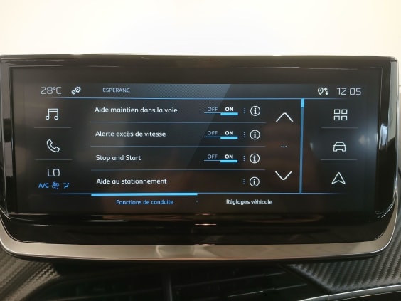 Peugeot 2008 Style Hybrid 145 ch e-DCS6 Noir