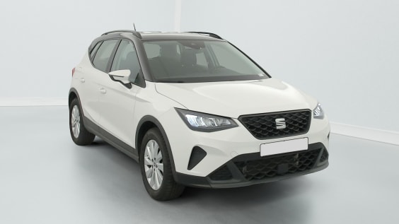Seat Arona 1.0 TSI 110 ch Start/Stop DSG7 Business Blanc Candy Toit Noir 
