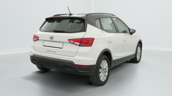 Seat Arona 1.0 TSI 110 ch Start/Stop DSG7 Business Blanc Candy Toit Noir 