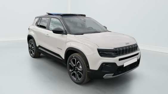 Jeep Avenger 1.2 T3 E-HYBRID 110 BVR SUMMIT Blanc + Toit Noir