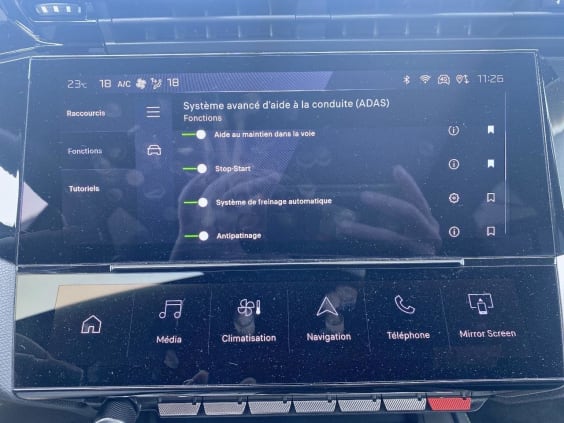 Peugeot 308 1.2 hybrid 145 gt e-dcs6 Gris