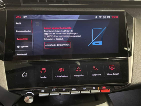 Peugeot 408 Hybrid 145 e-DCS6 Allure Noir