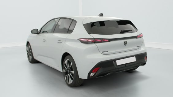 Peugeot 308 NOUVELLE HYBRID 145 E-DCS6 ALLURE Blan Okénite