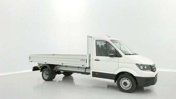 Volkswagen Crafter cc Crafter cc 35 L4 RJ 2.0 TDI 163ch Business BVA Plateau JPM Blanc Candy