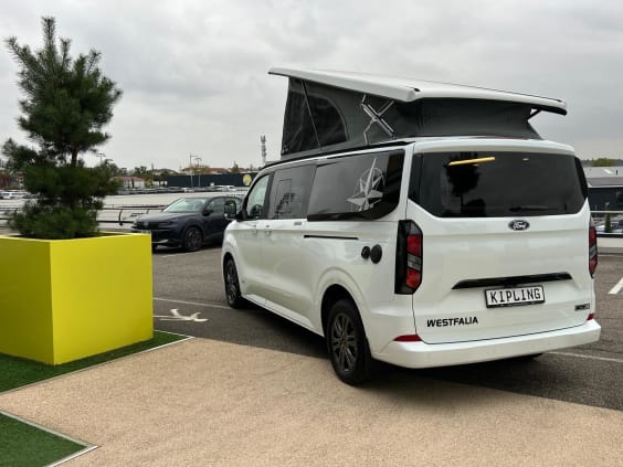 Westfalia KIPLING NOUVEAU FORD TRANSIT CUSTOM 170 CV 4X4  BVA8 Gris Lunaire 