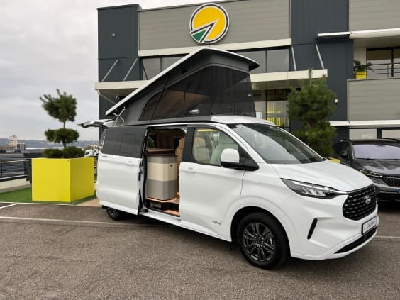 Westfalia KIPLING NOUVEAU FORD TRANSIT CUSTOM 170 CV 4X4  BVA8 Gris Lunaire 
