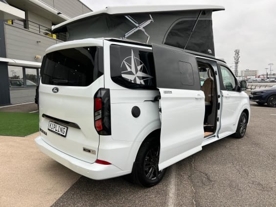 Westfalia KIPLING NOUVEAU FORD TRANSIT CUSTOM 170 CV 4X4  BVA8 Gris Lunaire 