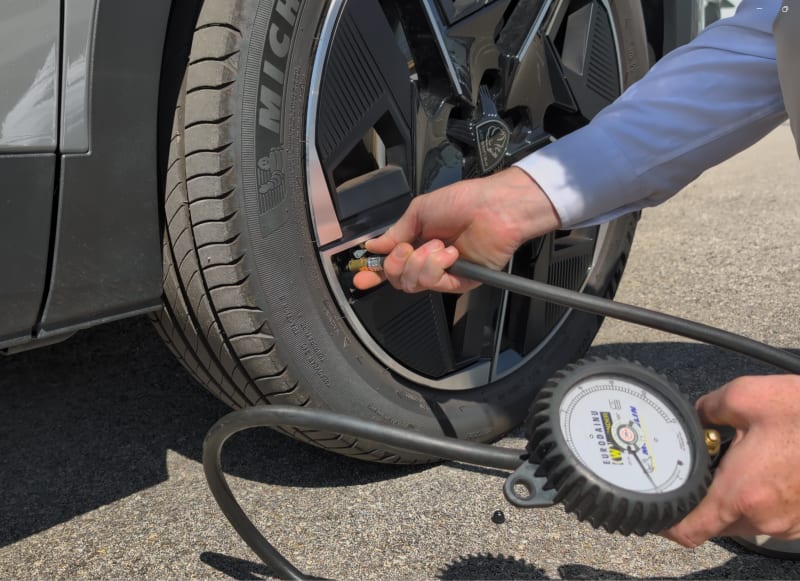pression des pneus