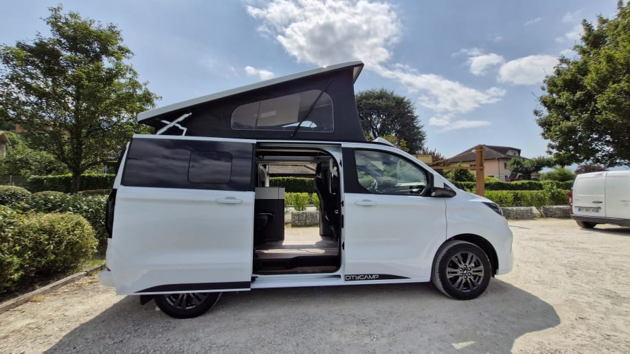 City by Campérêve CITYCAMP FORD TRANSIT CUSTOM 2.0L 136 CV - BVM Blanc 