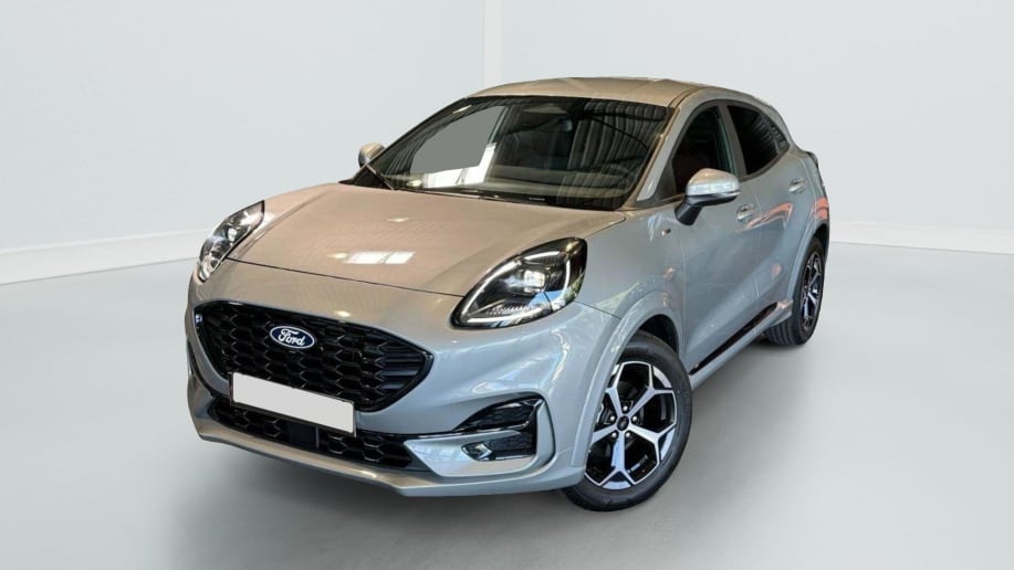 Ford PUMA Puma 1.0 EcoBoost 125 ch mHEV S&S Powershift ST-Line Gris Solar