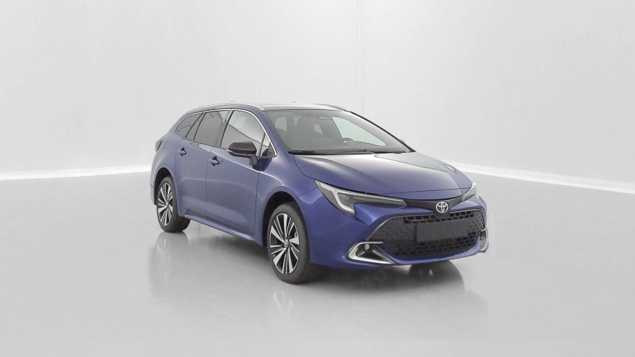 Toyota Corolla Touring Sport COROLLA TOURING SPORT 1.8 Hybride 140ch Design Bleu Genievre Metallise