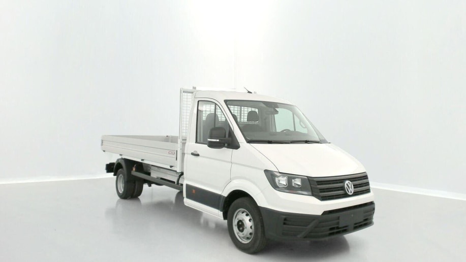 Volkswagen Crafter cc Crafter cc 35 L4 RJ 2.0 TDI 163ch Business BVA Plateau JPM Blanc Candy