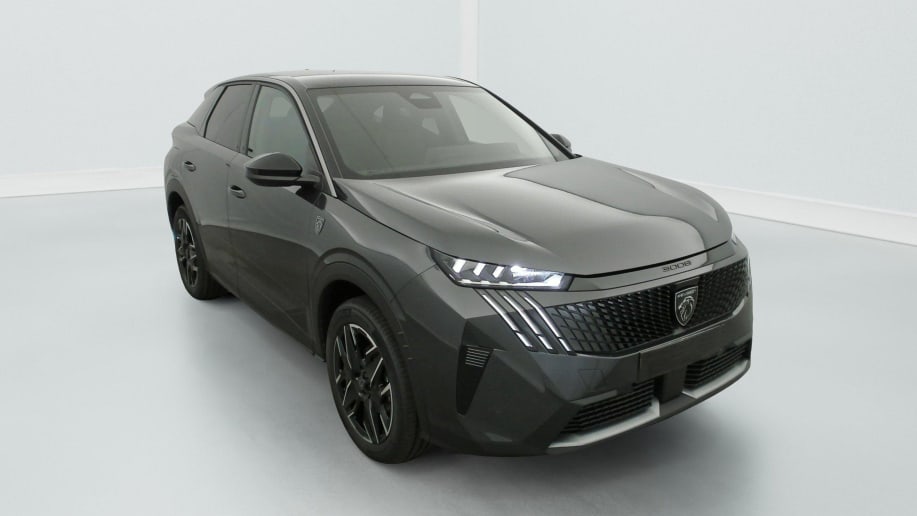 Peugeot 3008 Hybrid 145 e-DCS6 GT Gris Titane / Toit Noir