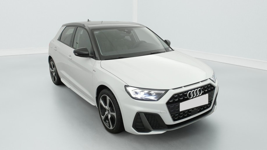 Audi A1 Sportback 30 TFSI 116 ch S tronic 7 Design Blanc Glacier/ Toit Noir