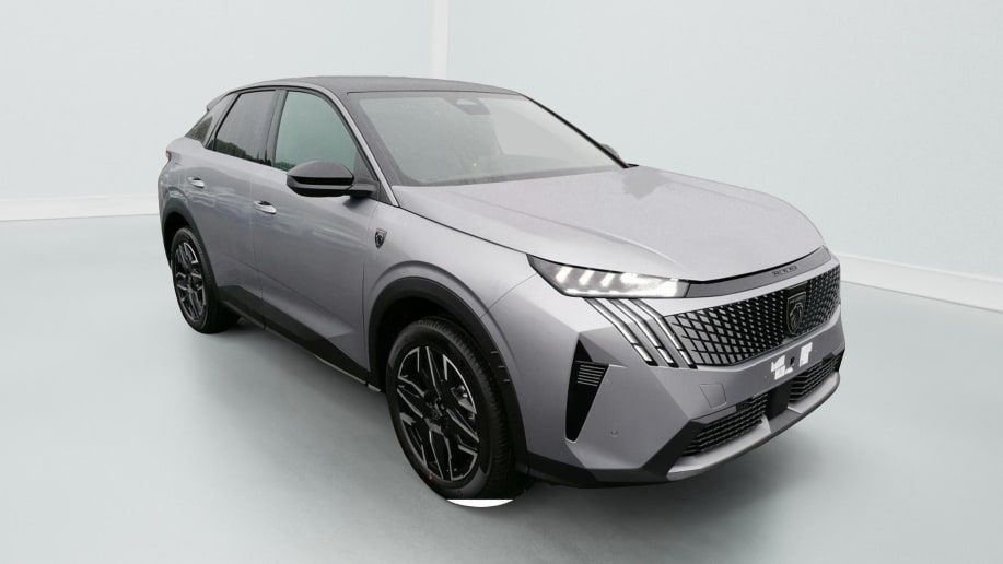 Peugeot 3008 1.2i Hybrid 145 e-DCS6 GT gris artense
