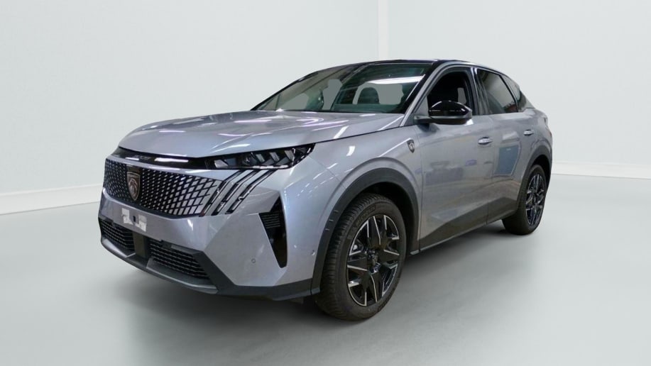 Peugeot 3008 NOUVEAU Hybrid 145 e-DCS6 GT Gris Artense Toit Noir