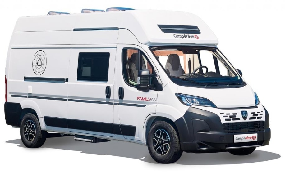Campérêve FAMILY VAN FIAT DUCATO - 2.2 L - 140 CV - BVA Gris Expedition