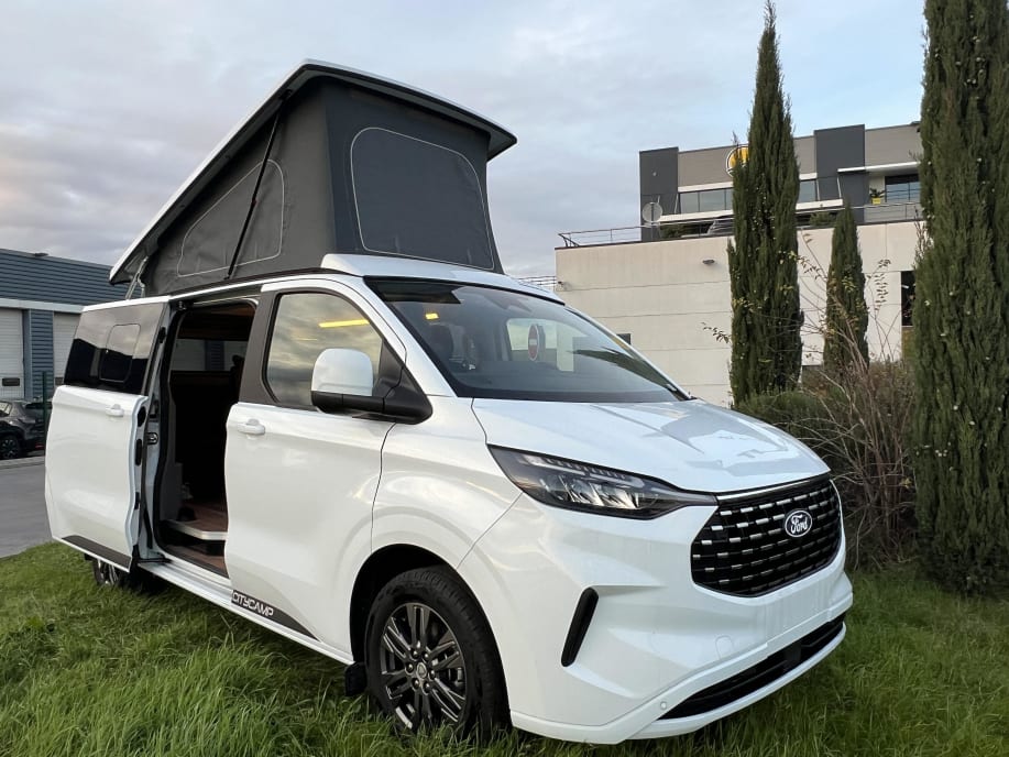 City by Campérêve City camp FORD TRANSIT CUSTOM 2.0L - ECOBLUE - 136 CV - BVA Blanc 