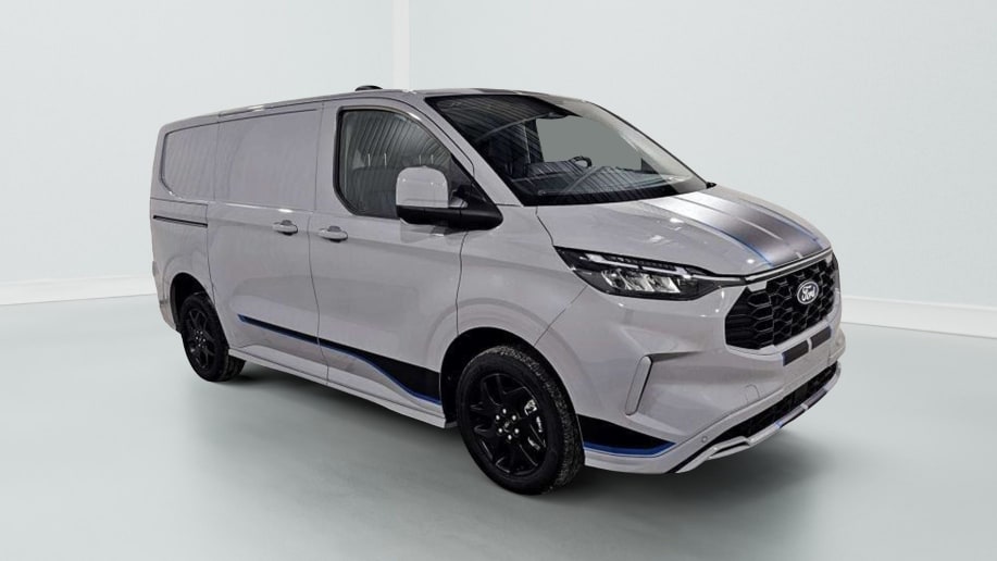 Ford Transit Custom Fourgon TRANSIT CUSTOM FGN 320 L1H1 2.0 ECOBLUE 170 CH BVA8 SPORT Gris Matter