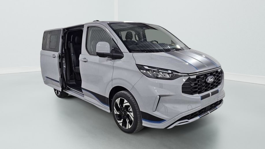 Ford Transit Custom Cabine Approfondie TRANSIT CUSTOM CA 320 L1H1 2.0 ECOBLUE 170 CH BVA8 SPORT Gris Matter
