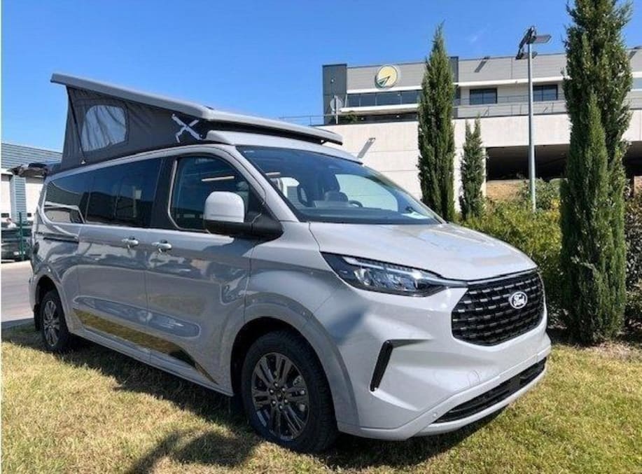 Stylevan Emotion BELIZE NEW FORD CUSTOM 2.0L 170 CV BVA 8 RAPPORTS 4X4 Gris Matter 