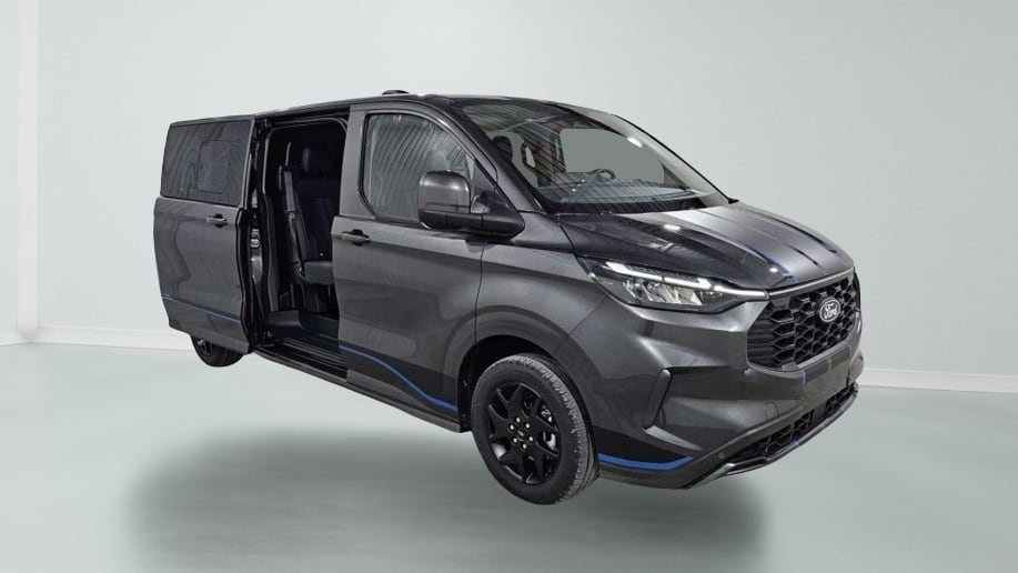 Ford Transit Custom Cabine Approfondie TRANSIT CUSTOM CA 320 L2H1 2.0 ECOBLUE 170 CH BVA8 SPORT Gris Magnetic