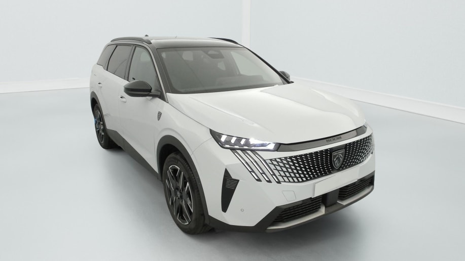 Peugeot 5008 Hybrid 145 e-DCS6 GT Blanc Okenite / Toit Noir