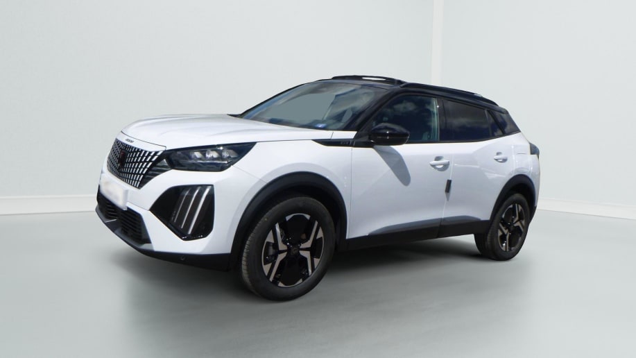 Peugeot 2008 Hybrid 145 ch e-DCS6 GT Blanc Okénite