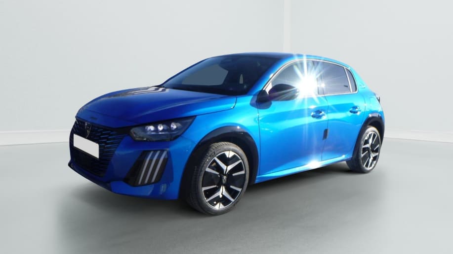 Peugeot 208 Hybrid 145 ch e-DCS6 GT Bleu Vertigo