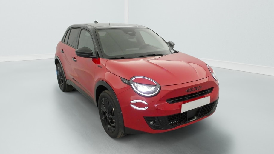 Fiat 600 T-Gen 3 1.2 Hybrid 145ch eDCT6 Sport Red By Red / Toit Noir