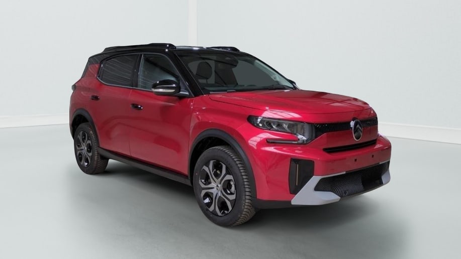 Citroën C3 Aircross Nouveau C3 Aircross Hybride 145 ch Aut Plus Rouge Elixir / Toit Noir