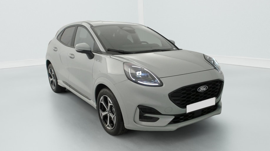 Ford PUMA 1.0 EcoBoost 125 ch mHEV S&S Powershift ST-Line Gris Cactus